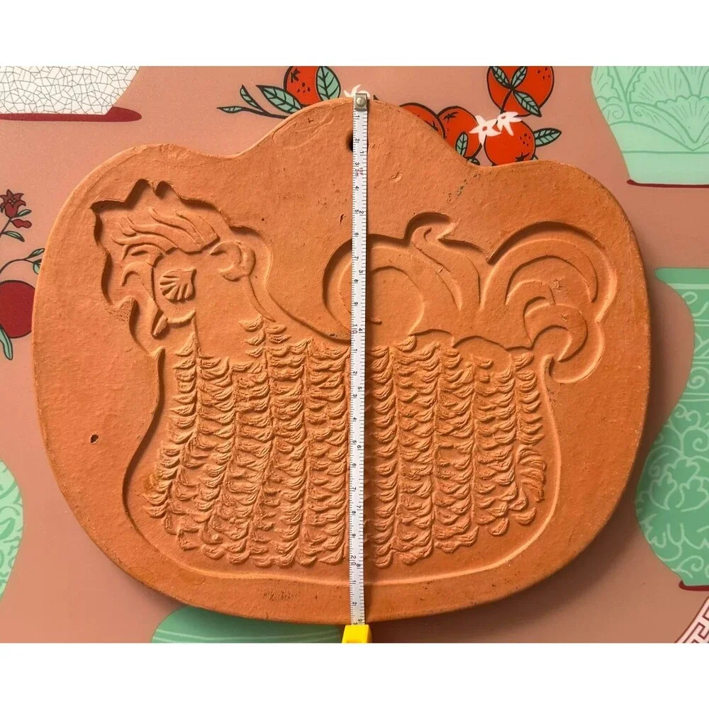 Vintage 1970s Bennington Pottery David Gil Terracotta Chicken Trivet/plaque 1964